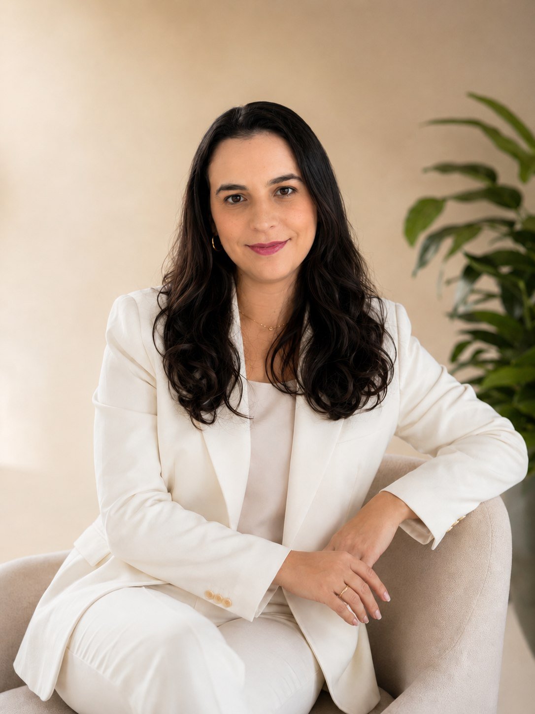 Dra. Milena Lopes em consultório, ortopedista e traumatologista em Tatuapé, São Paulo
